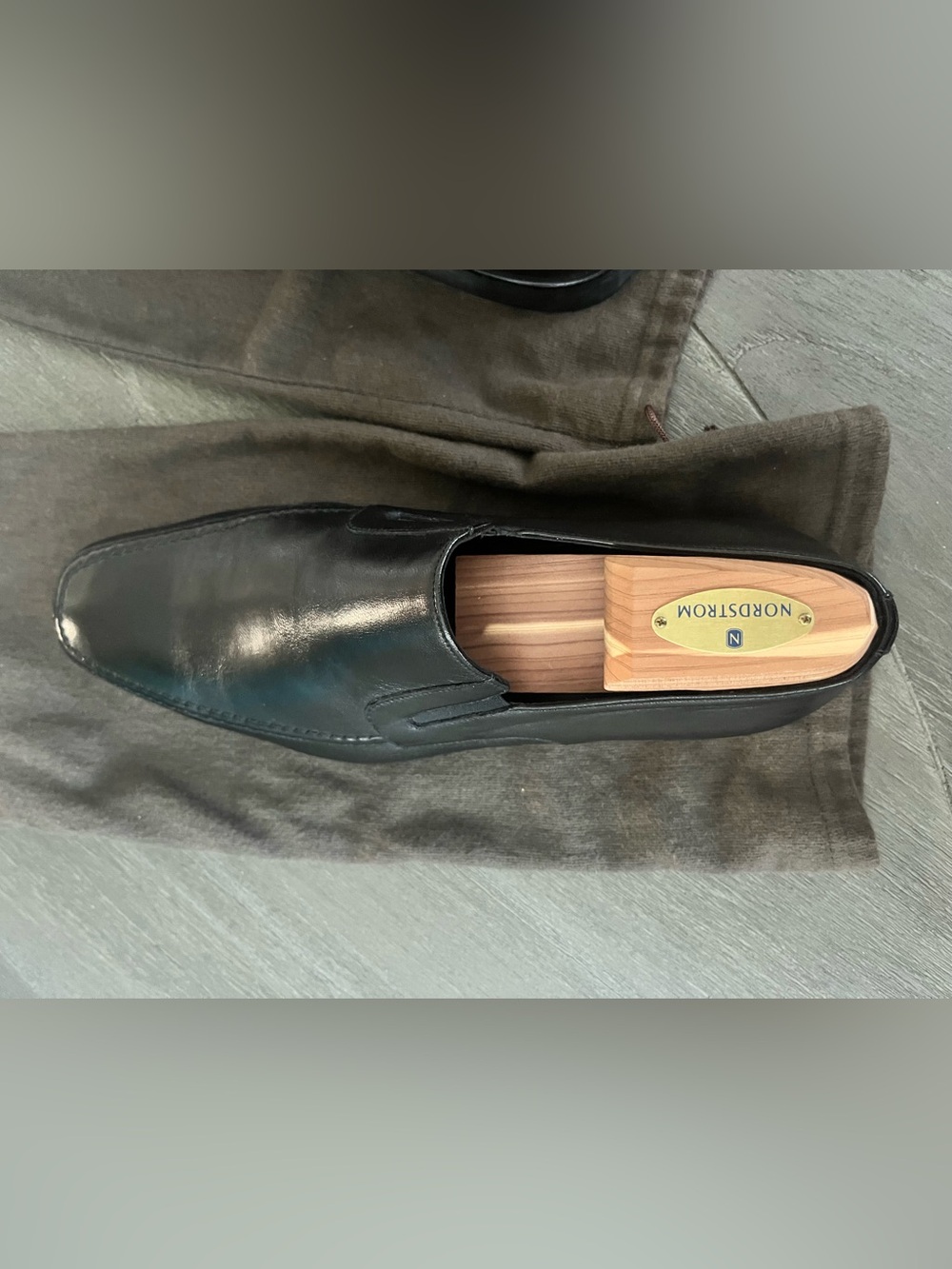 Bruno Magli Raging Men's Loafers Dress Shoes Black Leather Slip On US 8.5  $395 - Picture 4 of 9